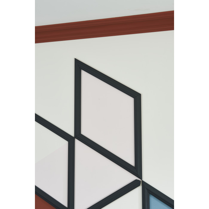 A1 NOMASTYL Modanatura per soffitto in polistirolo Noël & Marquet 80 x 80 x 2000 - 1 pezzo