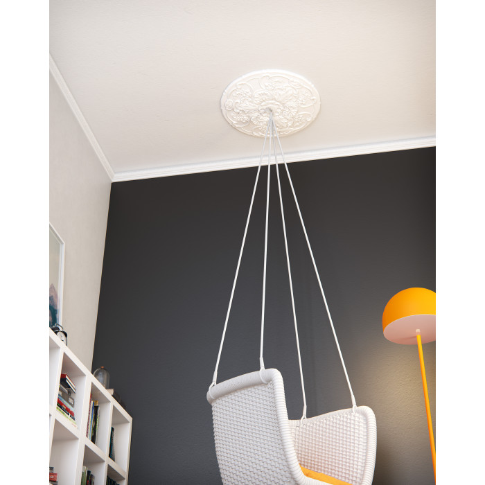 C2 DECOFLAIR Cornice per soffitto Polistirolo HD 40 x 40 x 2000 - 1 pezzo