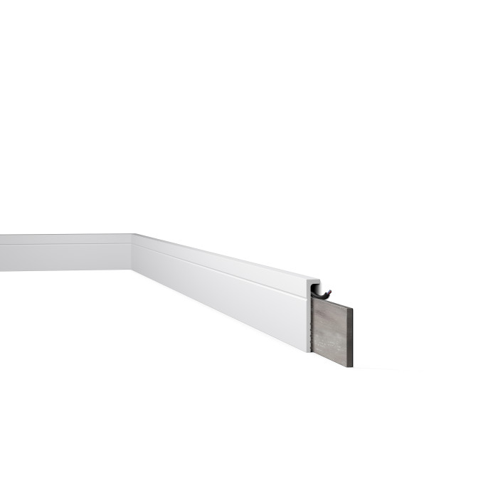 CF2 WALLSTYL - Surplinthes Polystyrène HD - Noël & Marquet - 110 x 22 x 2000 mm - 1 pièce