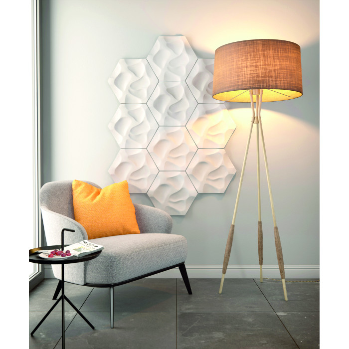 CORAL ARSTYL Panneau mural Polyuréthane Noël & Marquet 25 x 329 x 380 - 1 pièce