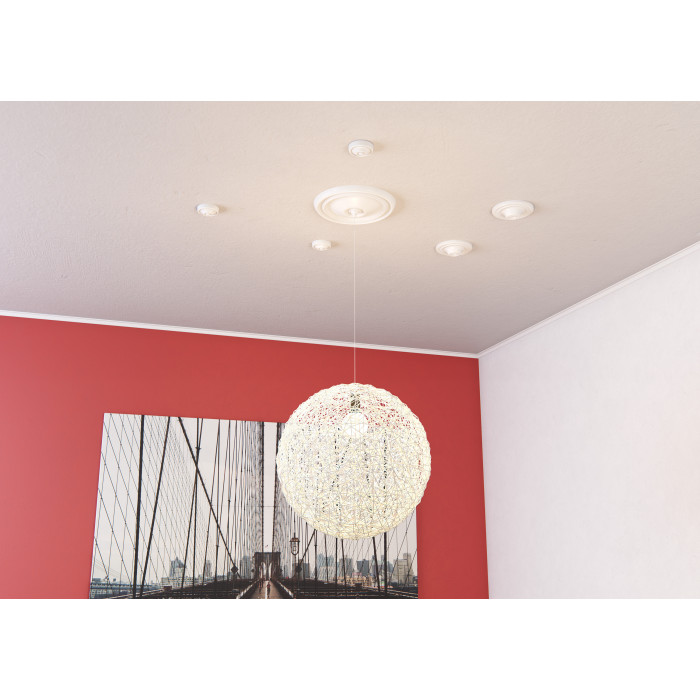 D0 DECOFLAIR Moulure de plafond Polystyrène 15 x 25 x 2000 - 1 pièce