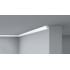 D1 DECOFLAIR Cornice per soffitto in polistirolo 21 x 21 x 2000 - 2 pezzi