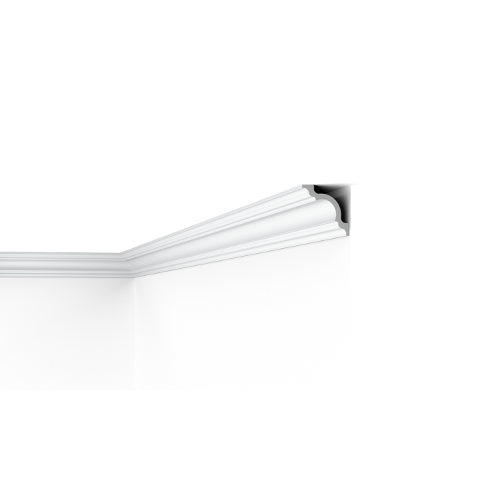 D10 DECOFLAIR Polystyrene ceiling molding 80 x 80 x 2000 - 1 piece