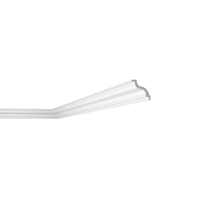 D9 DECOFLAIR Cornice per soffitto in polistirolo 70 x 70 x 2000 - 1 pezzo
