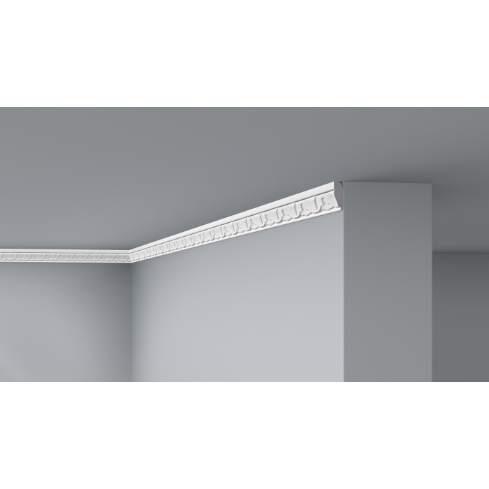 E12 DECOFLAIR Cornice per soffitto Polistirolo espanso 30 x 10 x 2000 - 1 pezzo