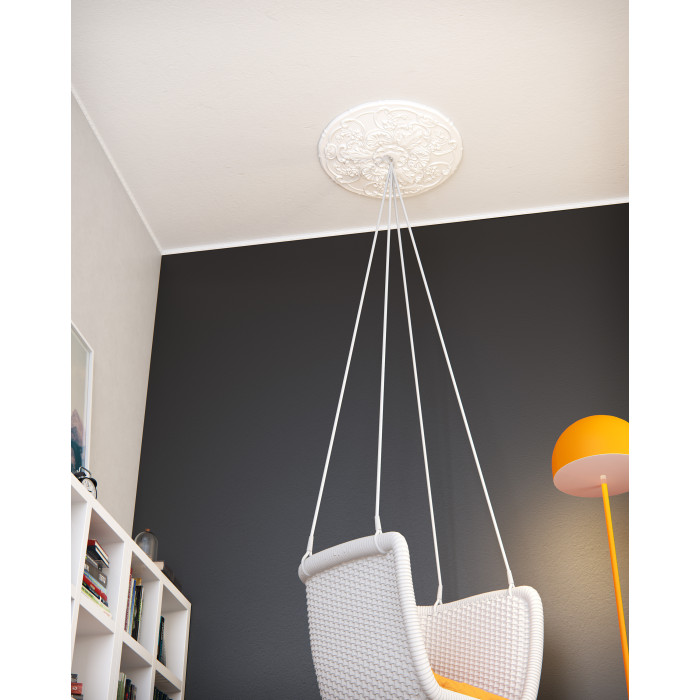 E12 DECOFLAIR Cornice per soffitto Polistirolo espanso 30 x 10 x 2000 - 1 pezzo
