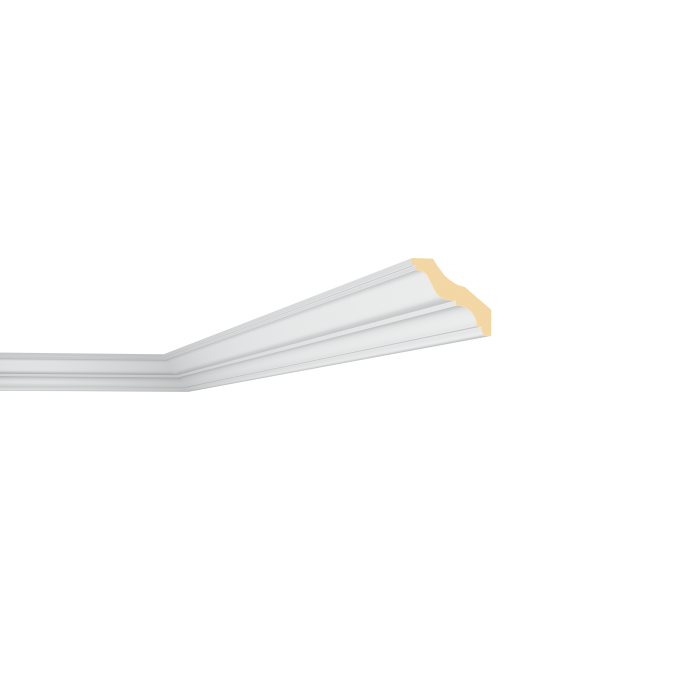 F15 DECOFLAIR Cornice per soffitto Poliuretano 90 x 100 x 2000 - 1 pezzo