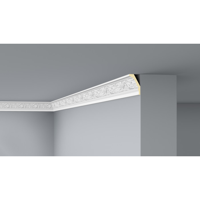 F5 DECOFLAIR Cornice per soffitto Poliuretano 80 x 50 x 2000 - 1 pezzo
