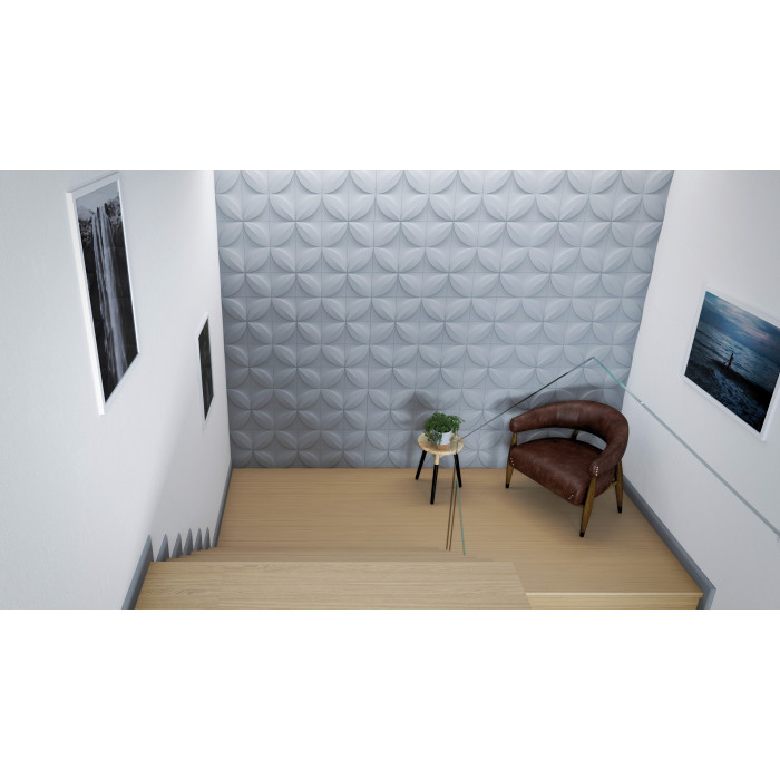 FLOWER ARSTYL Pannello murale Poliuretano Noël & Marquet 28 x 380 x 1135 - 1 pezzo