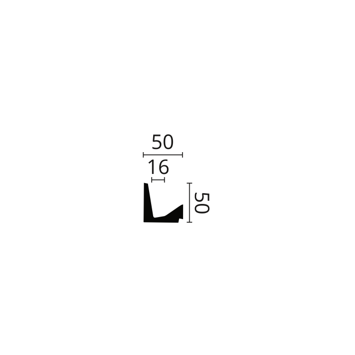 IL5 ARSTYL Modanatura per soffitto Poliuretano Noël & Marquet 50 x 50 x 2000 - 1 pezzo