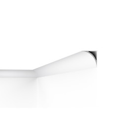 NE4 PURE NOMASTYL - Moulure de plafond Polystyrène - Noël & Marquet - 100 x 100 x 2000 mm - 1 pièce