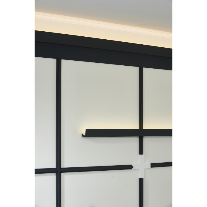 T40 WALLSTYL Modanatura per soffitto Polistirolo HD Noël & Marquet 30 x 20 x 2000 - 1 pezzo