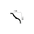 TI NOMASTYL Modanatura per soffitto in polistirene Noël & Marquet 138 x 138 x 2000 - 1 pezzo