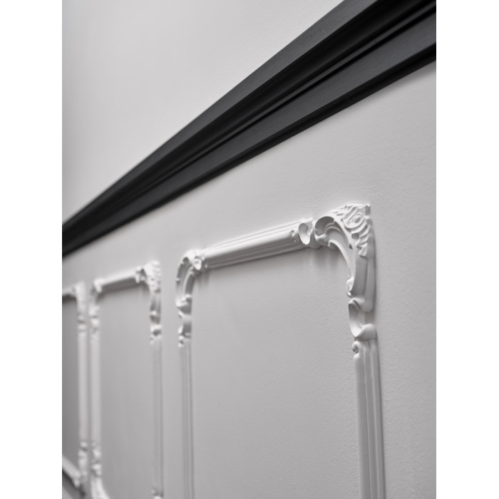 WL4 WALLSTYL Cornice portafoto in polistirolo HD Noël & Marquet 2000 x 40 x 100 - 1 pezzo