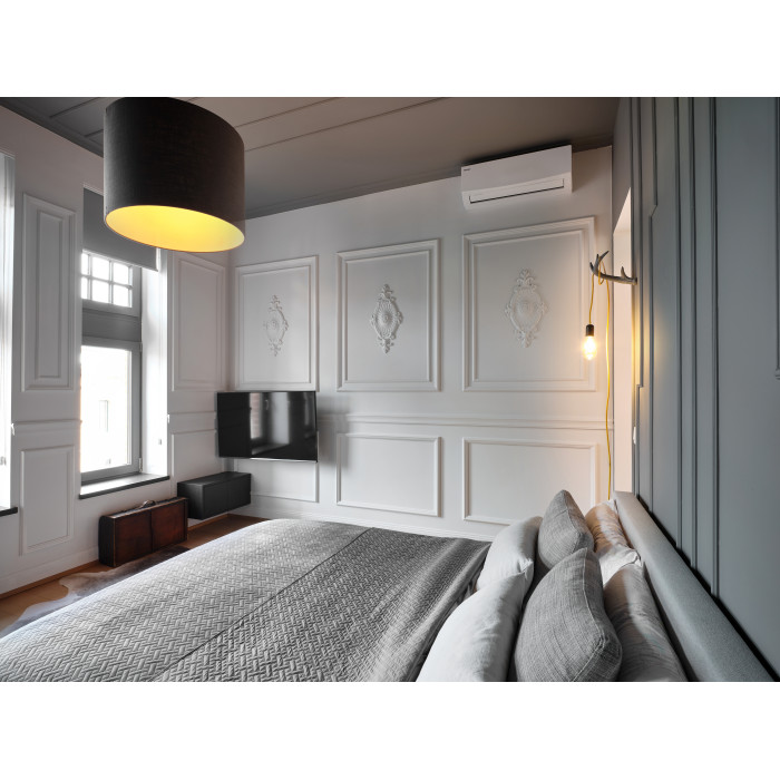 WL6 WALLSTYL Cornice portafoto in polistirolo HD Noël & Marquet 75 x 22 x 2000 - 1 pezzo