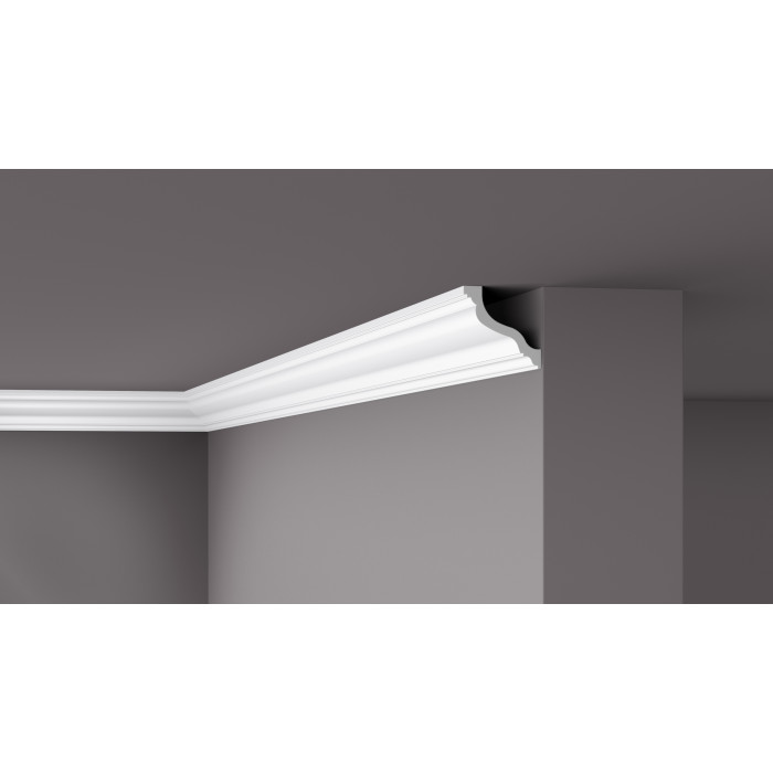 WT10 WALLSTYL Modanatura da soffitto Polistirolo HD Noël & Marquet 84 x 84 x 2000 - 1 pezzo