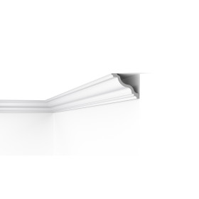 WT11 WALLSTYL - Moulure de plafond Polystyrène HD - Noël & Marquet - 106 x 126 x 2000 mm - 1 pièce
