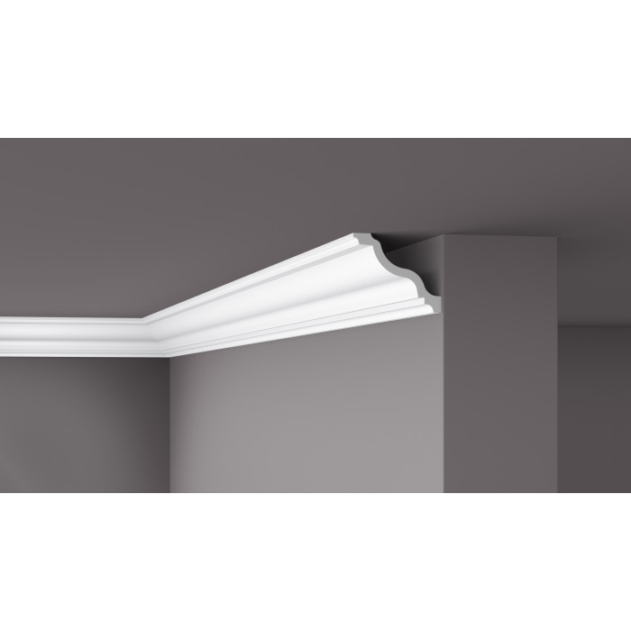WT11 WALLSTYL Modanatura da soffitto Polistirolo HD Noël & Marquet 106 x 126 x 2000 - 1 pezzo