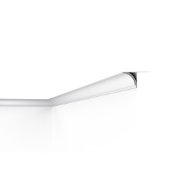 WT16 WALLSTYL - Moulure de plafond Polystyrène HD - Noël & Marquet - 45 x 45 x 2000 mm - 1 pièce