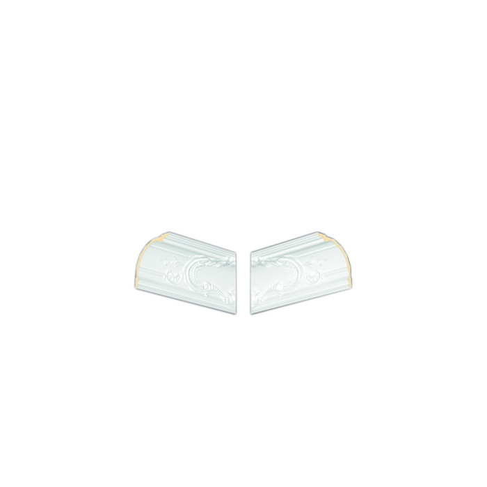 Z42 ARSTYL - Moulure de plafond Polyuréthane - Noël & Marquet - 174 x 174 x 2000 mm - 2 coins