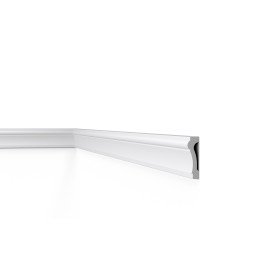 WL6 WALLSTYL Cornice portafoto in polistirolo HD Noël & Marquet 75 x 22 x 2000 - 1 pezzo
