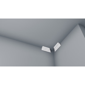 D10-INTERNAL-CORNERS DECOFLAIR Deckenleiste HD Polystyrol 80 x 80 x 190 - 1 Stück
