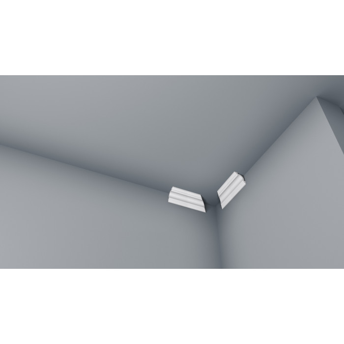 D10-INTERNAL-CORNERS DECOFLAIR Modanatura per soffitto in polistirolo HD 80 x 80 x 190 - 1 pezzo