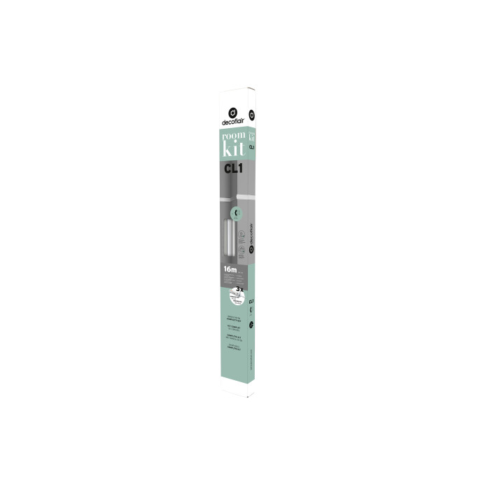 CL1-ROOMKIT DECOFLAIR Profilo per quadri in polistirolo HD 38 x 16 x 2000 - 1 pezzo