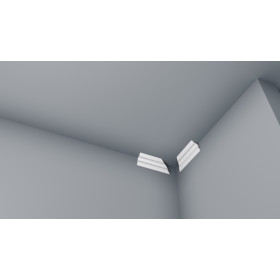 D8-INTERNAL-CORNERS DECOFLAIR Deckenleiste HD Polystyrol 50 x 50 x 190 - 1 Stück