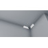 D7-INTERNAL-CORNERS DECOFLAIR Modanatura soffitto in polistirolo HD 40 x 45 x 2000 - 1 pezzo