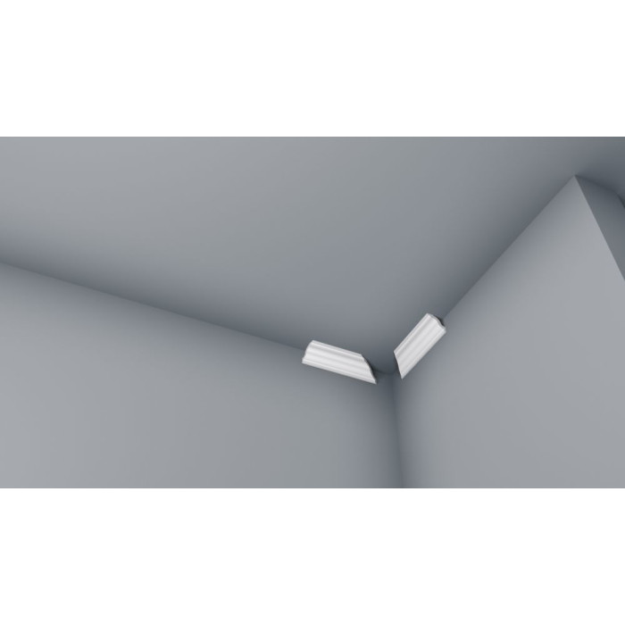 D7-INTERNAL-CORNERS DECOFLAIR Modanatura soffitto in polistirolo HD 40 x 45 x 2000 - 1 pezzo