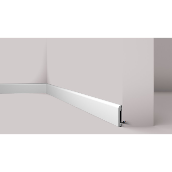 FL12 WALLSTYL Battiscopa in polistirene HD Noël & Marquet 80 x 13 x 2000 - 1 pezzo