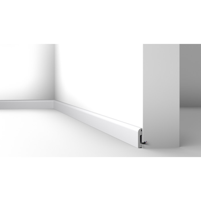 FL13 WALLSTYL Battiscopa in polistirene HD Noël & Marquet 58 x 13 x 2000 - 1 pezzo