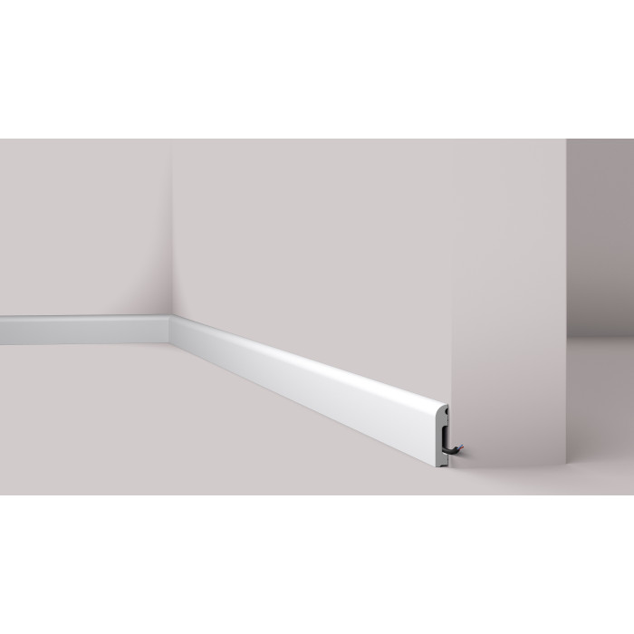 FL13 WALLSTYL Battiscopa in polistirene HD Noël & Marquet 58 x 13 x 2000 - 1 pezzo