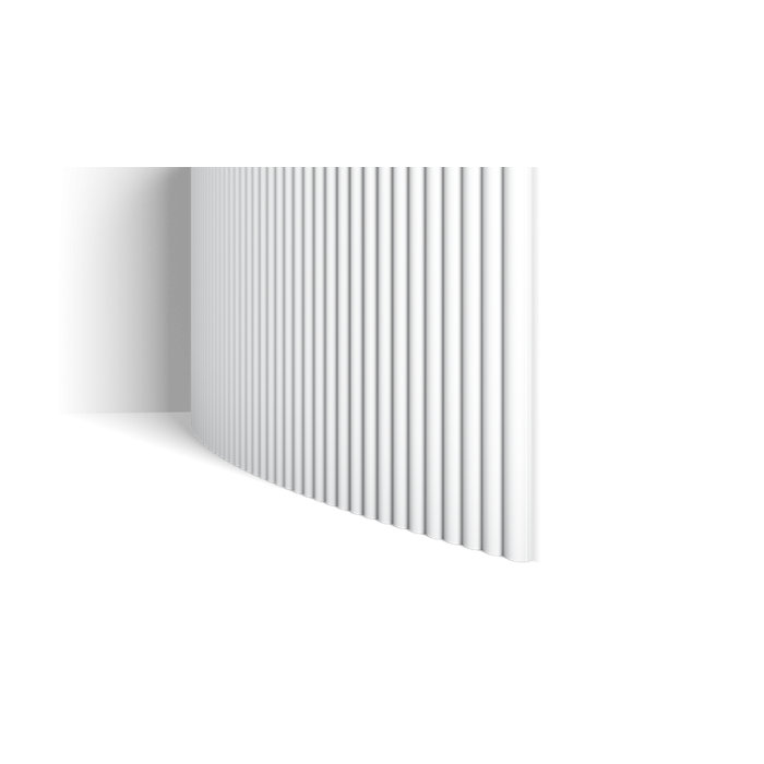 CANELE-S-FLEX ARSTYL Panneau mural Polyuréthane Noël & Marquet 14,5 x 295 x 1980 - 1 pièce