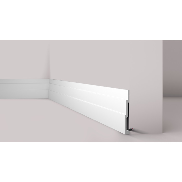 FT18 WALLSTYL HD Polystyrene Skirting Noël & Marquet 180 x 20 x 2000 - 1 piece
